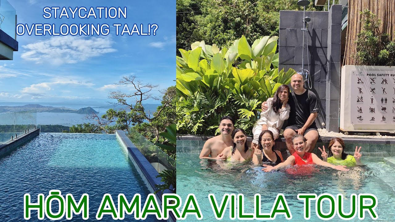 HŌM AMARA Tagaytay Villa Tour | Staycation Overlooking Taal | Mia and Carl
