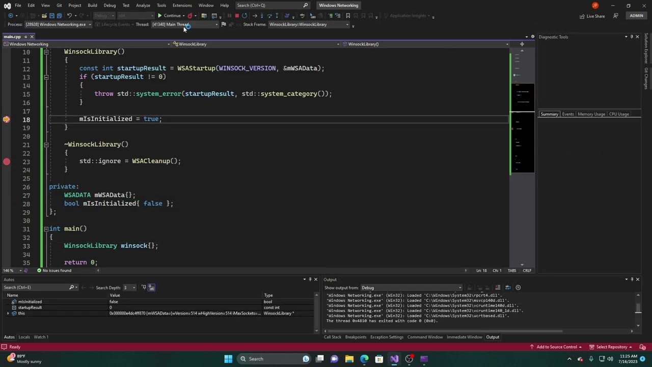 Networking In C++ - Windows Network Programming In C++ (Initializing Winsock2) Part-1