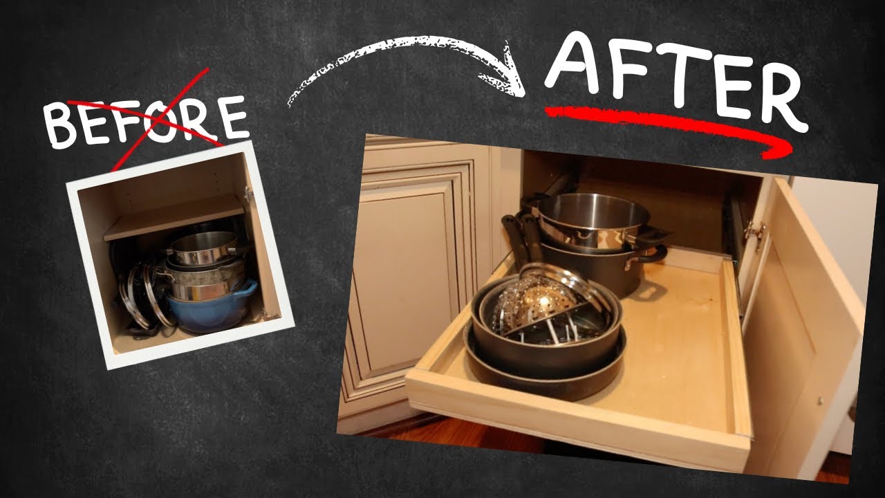 How to Install Pull Out Drawers (EASY!)