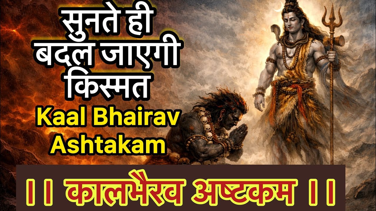 काल भैरव अष्टकम सम्पूर्ण पाठ|Kaal Bhairav Ashtakam| Powerful Shiva stotra|सुनते ही बदल जाएगी किस्मत 