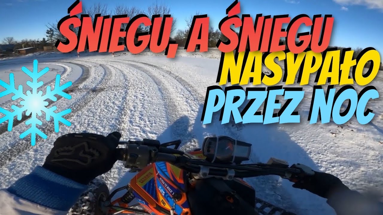 Skoro jest śnieg to lecimy DRIFTOWAĆ quadem / Śniegu nasypało / KTM xc 690