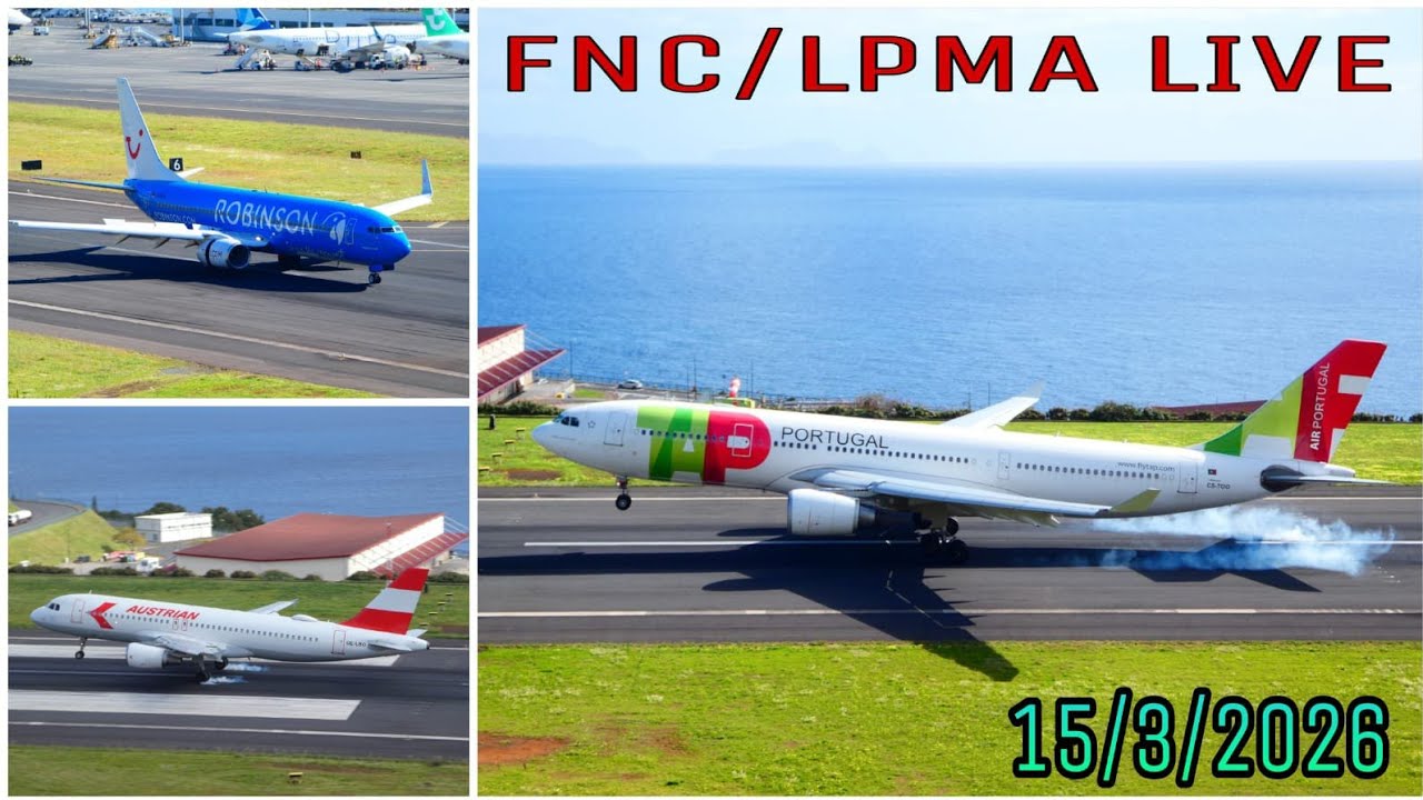 LIVE MADEIRA AIRPORT CR7/LPMA
