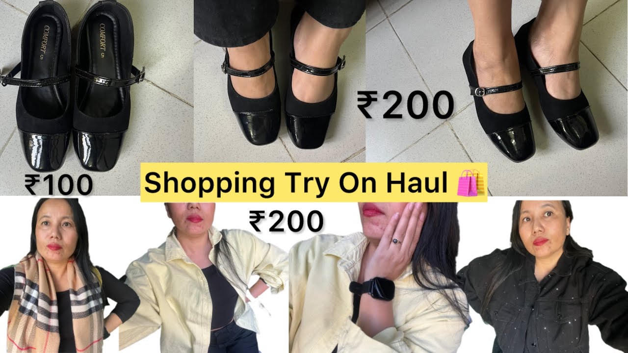 Dimapur Market Affordable Shoes & Myntra Shopping Haul || Shoes & Thrift Clothes Shopping Haul 🛍️