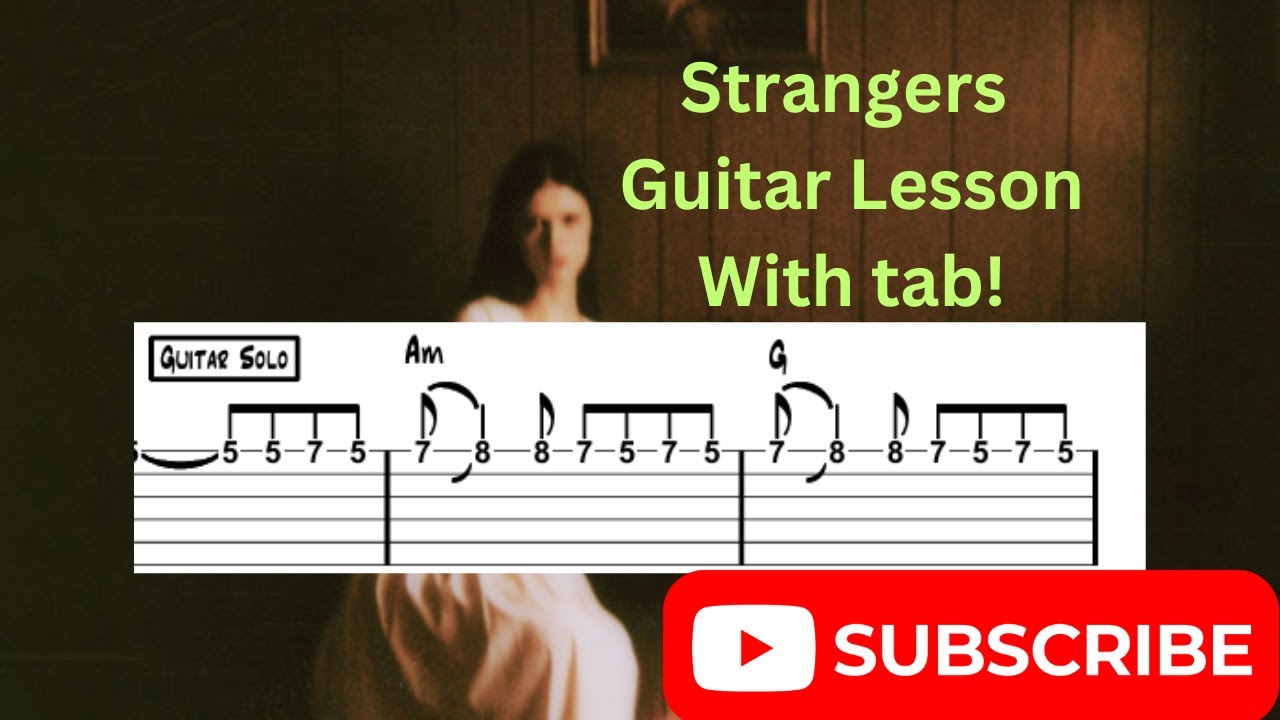 Ethel Cain - Strangers - Guitar lesson with tab