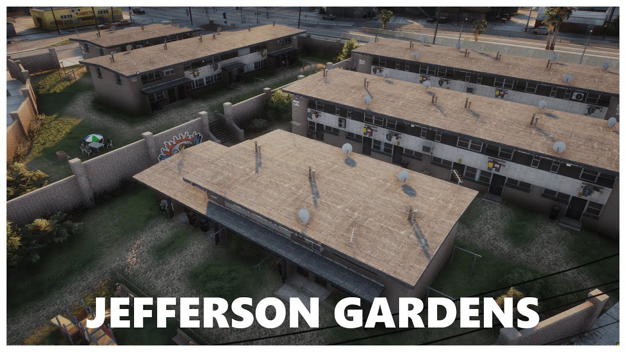 Jefferson Gardens | FiveM Custom Hood Map