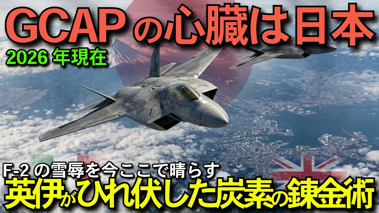 【衝撃】英伊が頭を下げた理由・日本抜きでは製造不能のGCAP！2026年状況