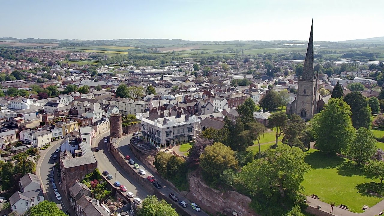 Ross on wye Herefordshire 4K drone footage and pics from around the Town. June 2021