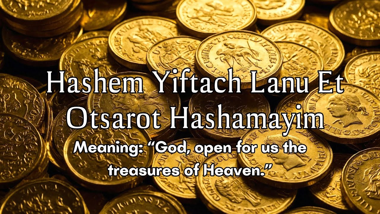 Hebrew Money Mantra for Wealth, Riches and Abundance -  Hashem Yiftach Lanu Et Otsarot Hashamayim