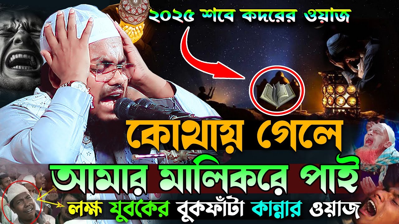 কোথায় গেলে আমার রবেরে পাই বুকফাটা কান্নার ওয়াজ। মুফতি হাবিবুর রহমান মিসবাহ।habibur rahman misbah waz