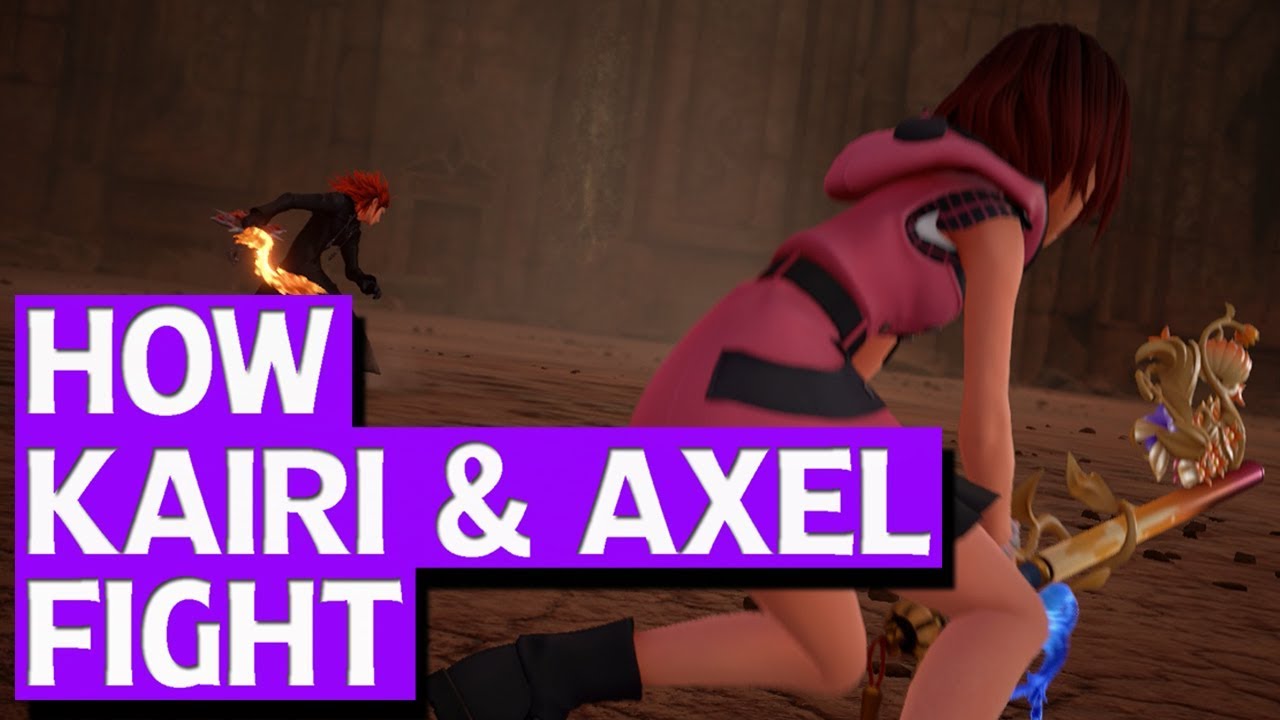 How Kairi and Axel Fight in Kingdom Hearts 3 we needed more