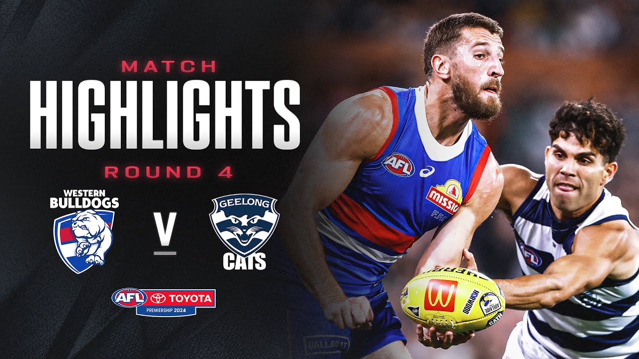 Western Bulldogs v Geelong Highlights | Round 4, 2024 | AFL