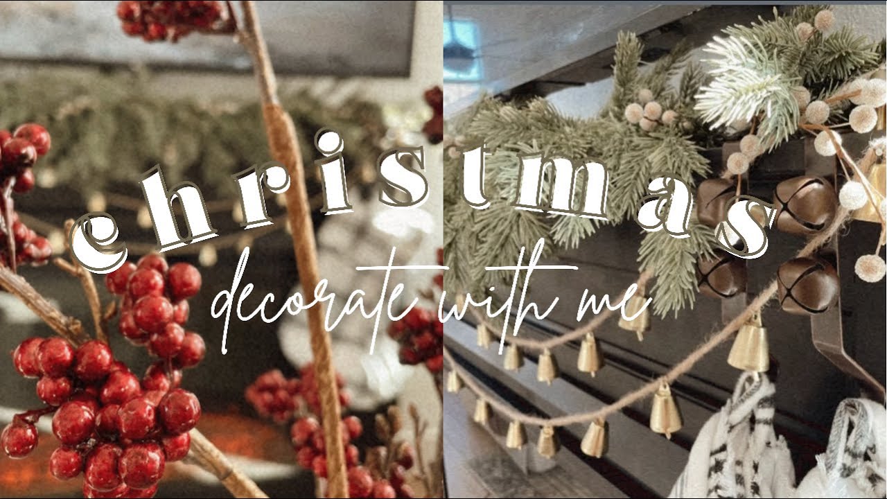 CHRISTMAS DECORATE WITH ME 🎄Formal Living Room, Minimal Classic Christmas, Cozy Christmas Ideas