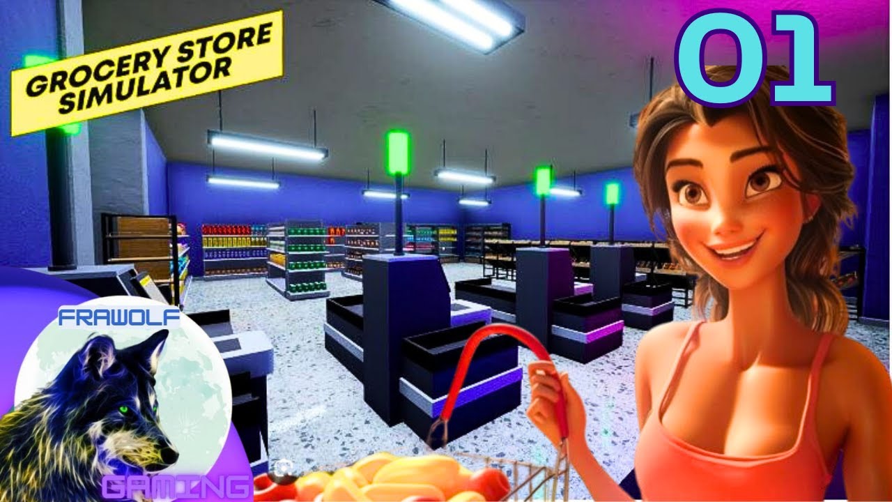 GROCERY STORE  SIMULATOR 🛒MIEUX QUE SUPERMARKET SIMULATOR ? ON DEMARRE UNE SERIE POUR VOIR  💰 EP.01