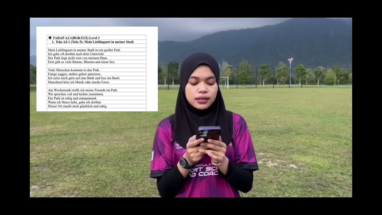 ORAL TEST PART 2 BGK3132(B) TEXT 5