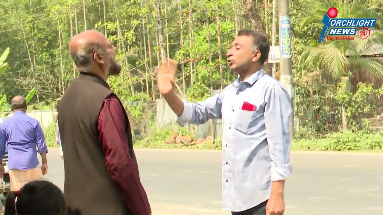 ভোলার চরফ্যাশনে প্রবাসীসহ ৪০ পরিবারের জমি দখলচেষ্টার অভিযোগ, প্রতিবাদে মানববন্ধন