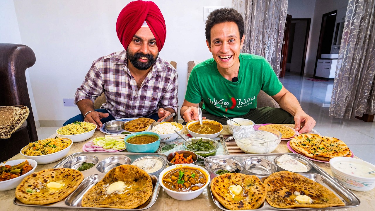 I Ate Punjabi Breakfast of Champions in Amritsar, India!