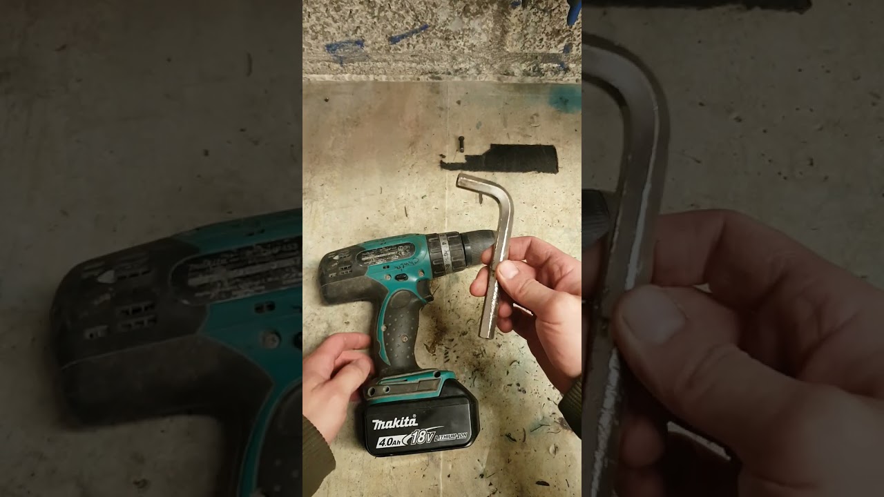 Как поменять патрон на аккумуляторной дрели Makita.