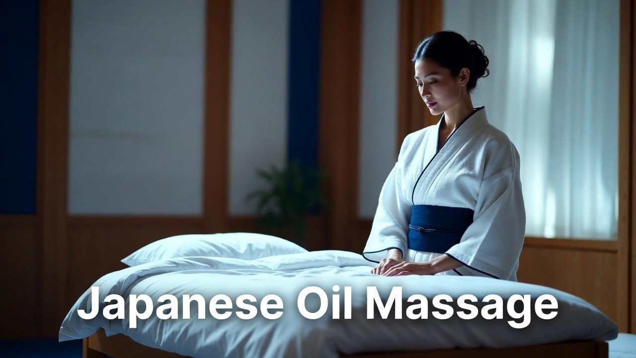 “Ultimate Japanese Oil ASMR Massage–Deep Relaxation for Body & Mind ,japan massage,massage japan