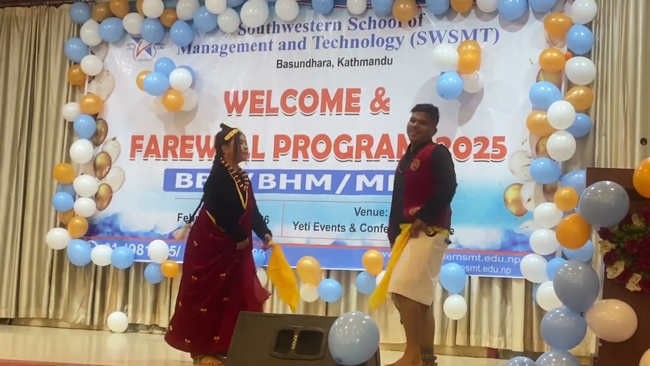 Welcome and farewell program 