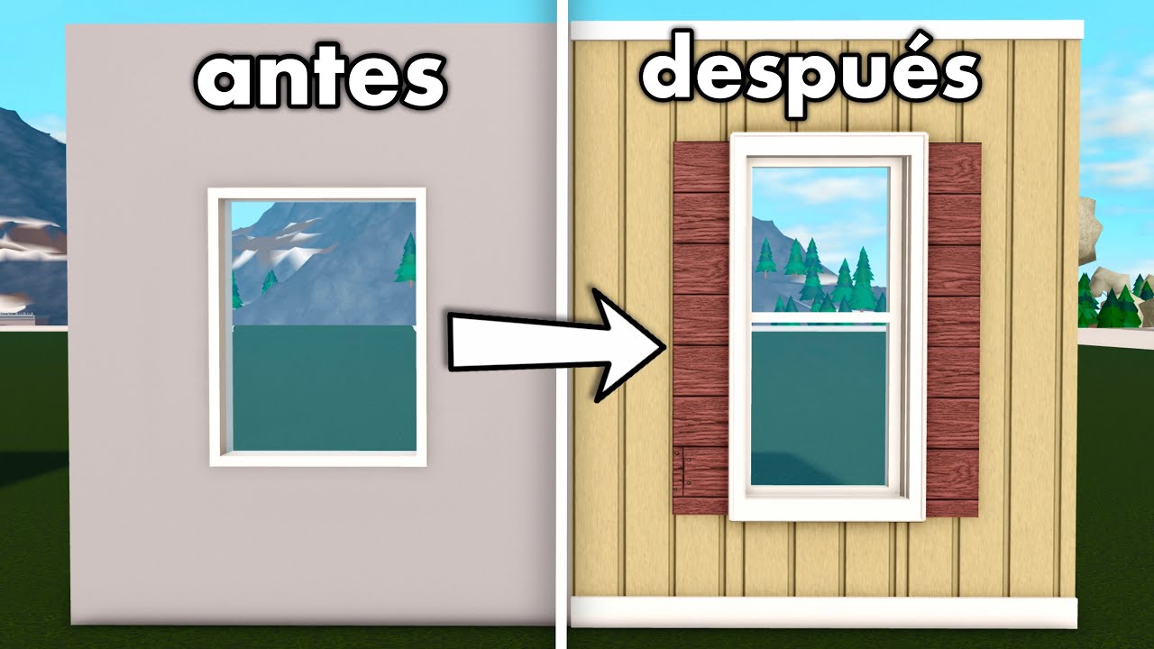 Cómo Hacer VENTANAS PERSONALIZADAS en Bloxburg! (Como un PRO)