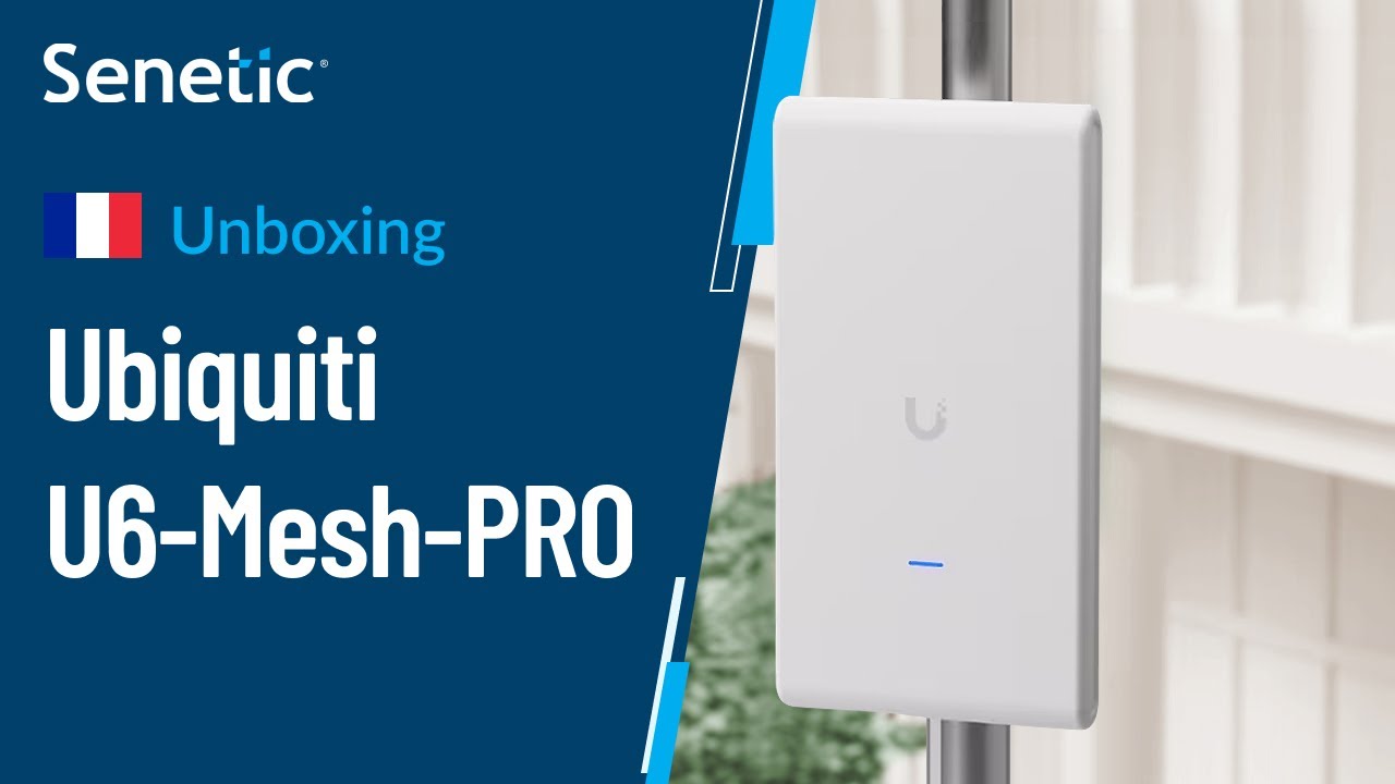 Ubiquiti U6-Mesh-PRO Unboxing | Senetic | UniFi