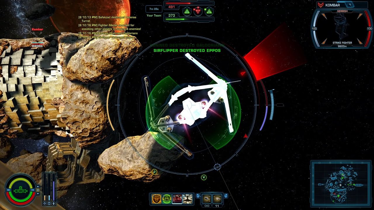 SWTOR GSF 46 Kills + Assists Score In Domination Match! (T3F)