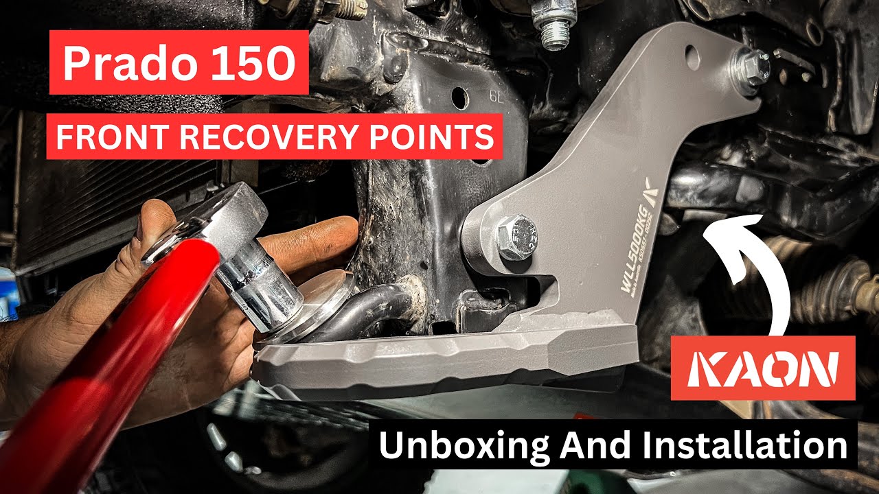 KAON front recovery points | Prado 150 | FJ Cruiser | installation