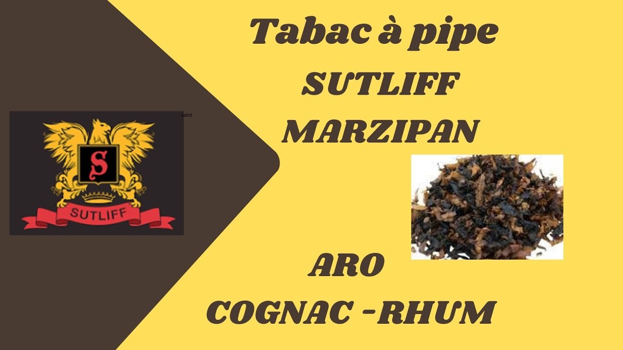 Tabac à pipe Sutliff Marzipan - Revue & dégustation #68#