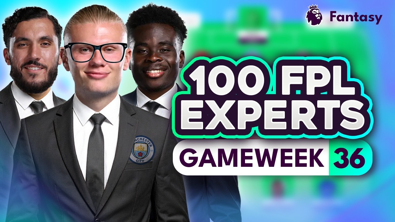 FPL GW36: Трансферные тренды и лучший капитан! 🧠 100 экспертов раскрывают планы команд на 36-й тур