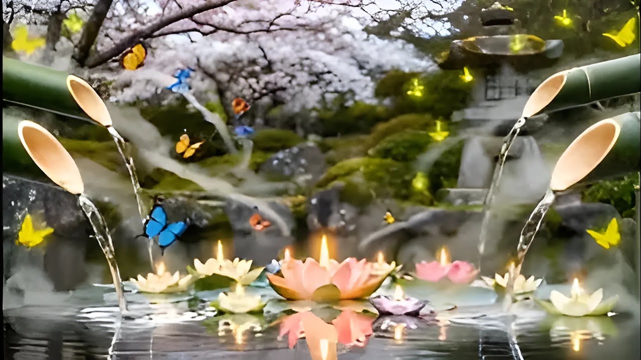 Relaxing Music & Water Sounds for Meditation - Relieve Stress, Anxiety & Depression, Insomnia
