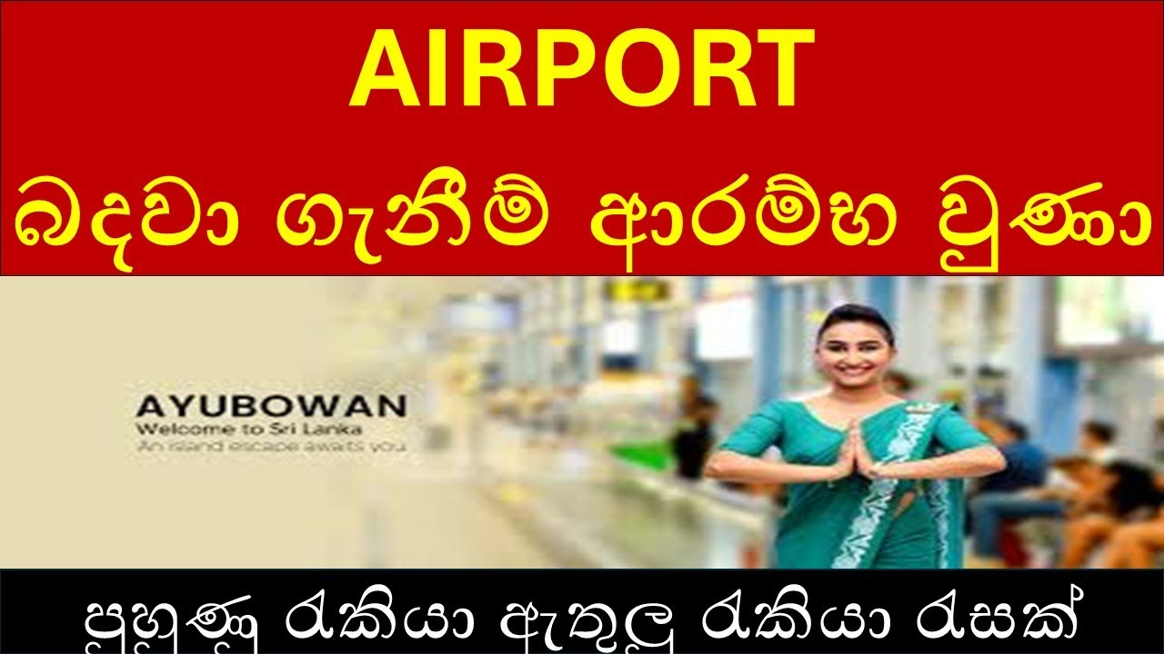 Latest Airport Job Vacancies 2025 Sri Lanka | නවතම රජයේ ගුවන්තොටුපොළ රැකියා ඇබෑර්තු 2025
