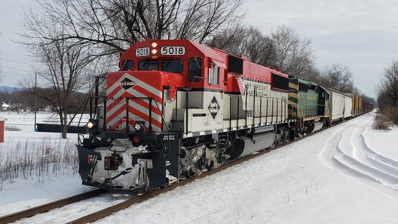 Fast freight and the Mountain Job on the Reading Blue mountain and Northern railroad. 2/14 - 2/16/21