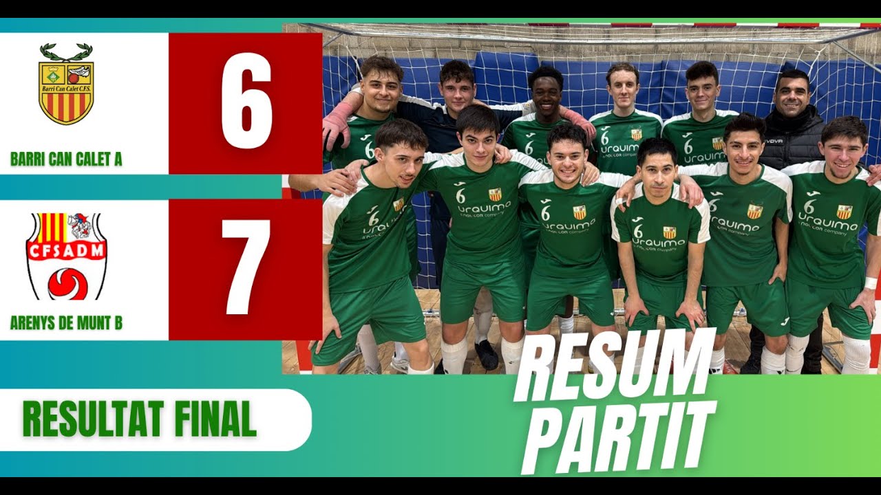 Resumen 13 ARENYS DE MUNT 24 01 26