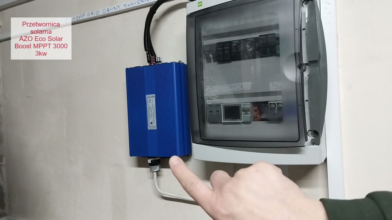 Instalacja off grid. Eco solar boost mppt 3000 część pierwsza.