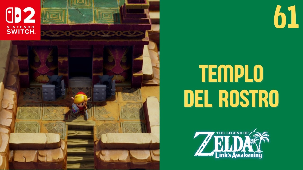 SOLUCION TEMPLO DEL ROSTRO | Zelda Link's Awakening - Guia Español