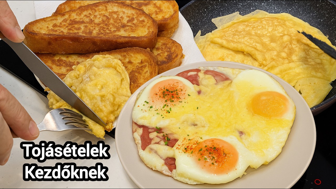 Bundáskenyér, rántotta, tükörtojás. Kezdőknek!!!