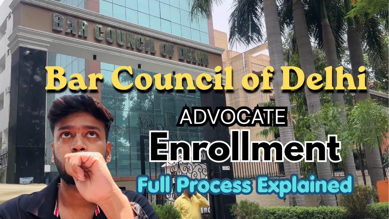 How to get enrolled at BAR COUNCIL OF DELHI || My Enrollment as an ADVOCATE at BCD ||