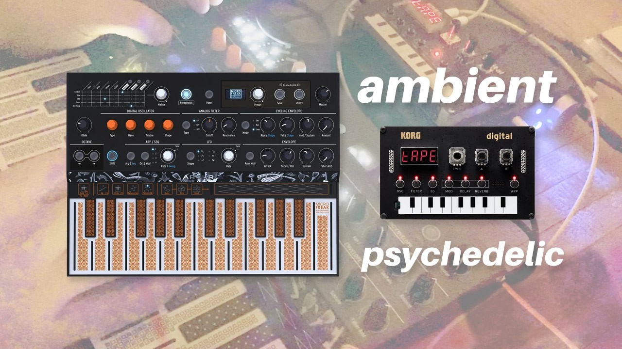 Arturia Microfreak: Ambient Psychedelic Session with Korg NTS-1