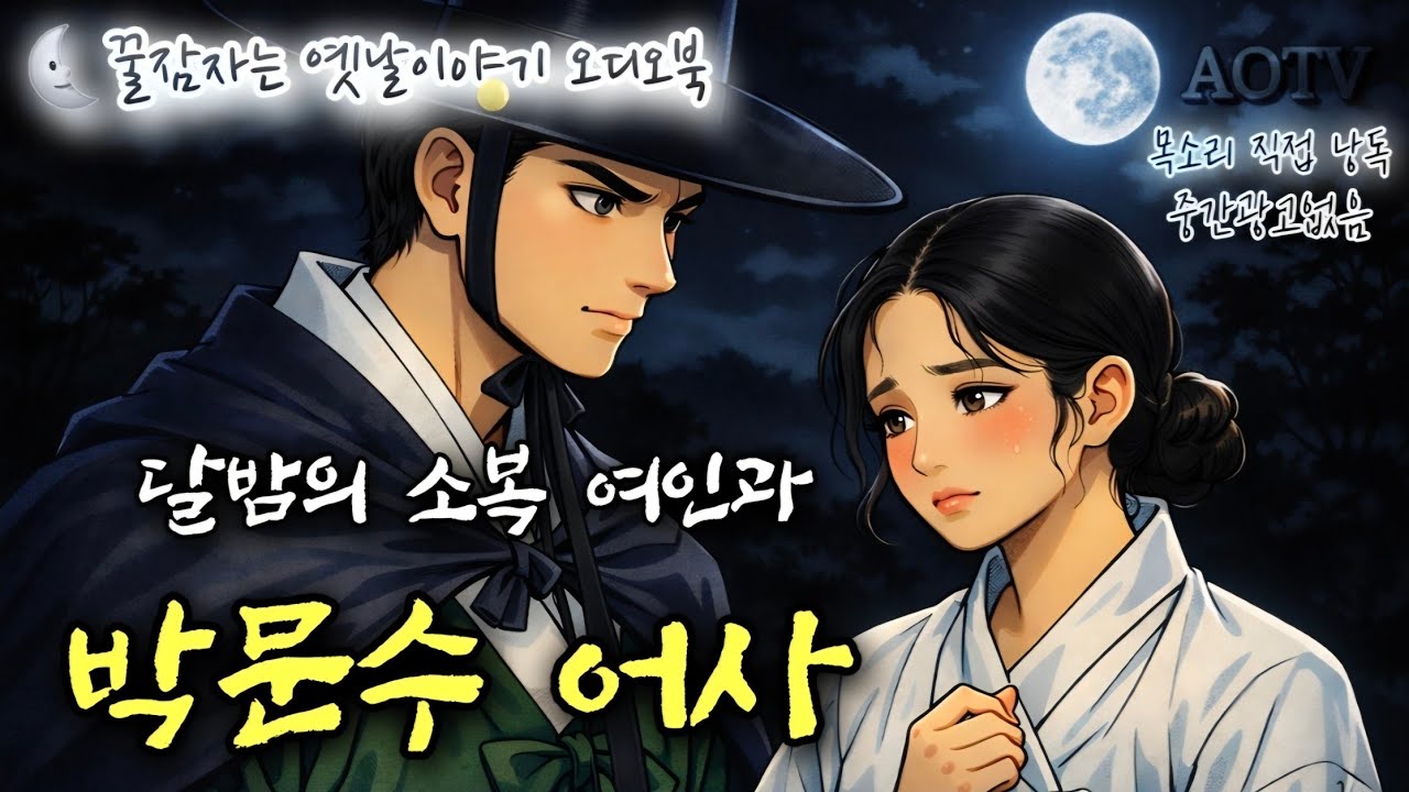 🌜달밤의 소복 여인과 박문수 어사, 고전 소설 어사 박문수 제9부, 중간광고없는 옛날이야기, 오디오북, 잠자리동화, 어른 전래동화, 민담