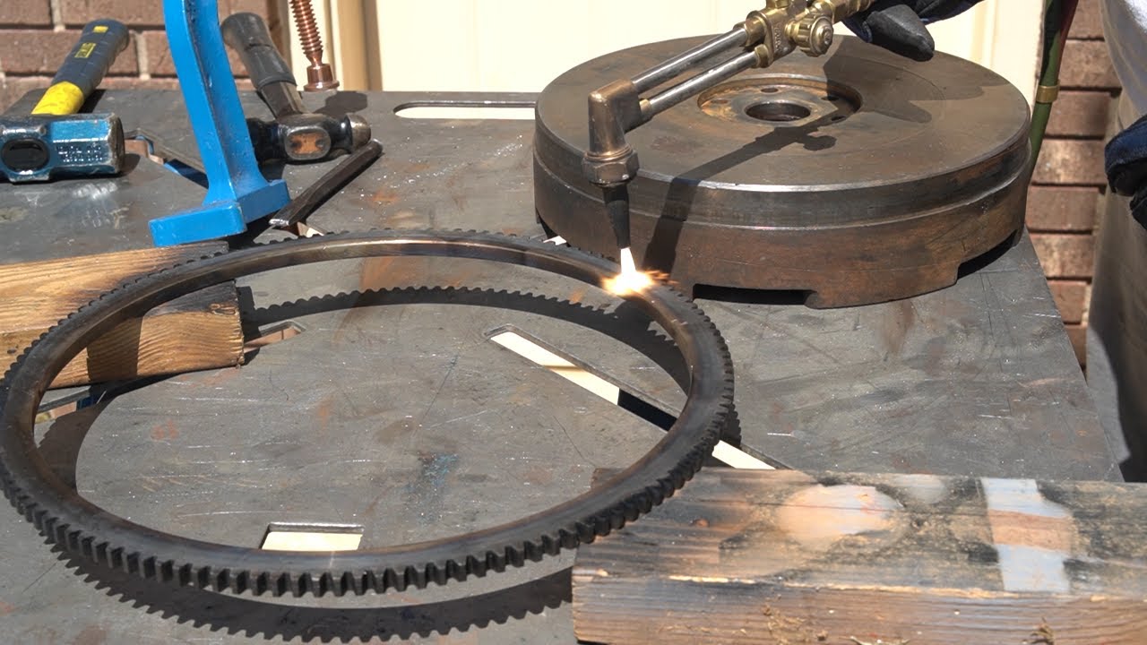 Flywheel ring gear replacement and clutch install