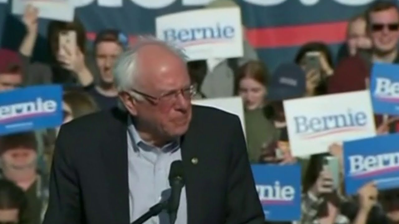 Bernie Sanders holding Detroit rally