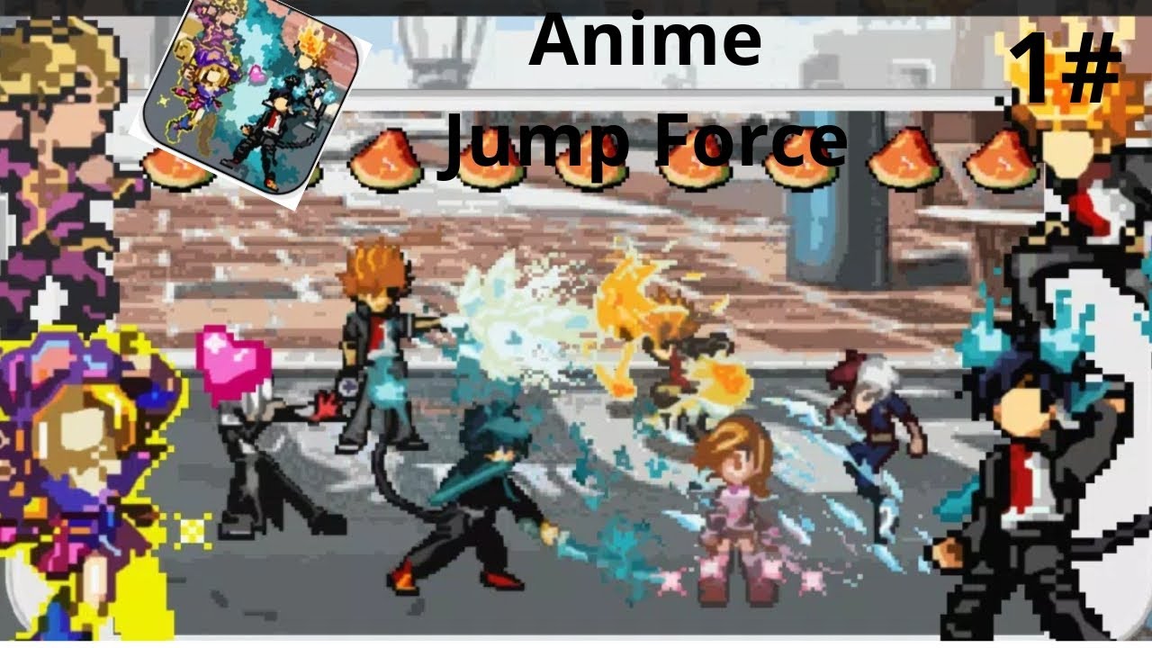Jogando Battle of Anime Jump Cross Force.  1#