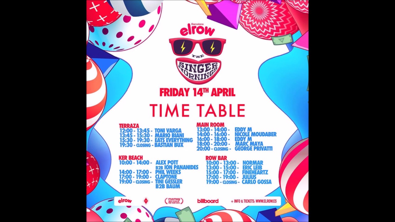 Phil Weeks @ Elrow - Barcelona (14.04.2017)