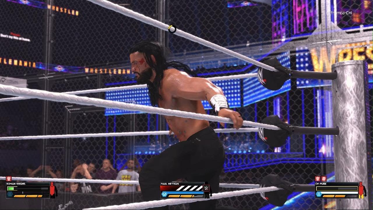 CM PUNK vs ROMAN REIGNS: Hell In A Cell (Special Referee Paul Heyman) | WWE World Title