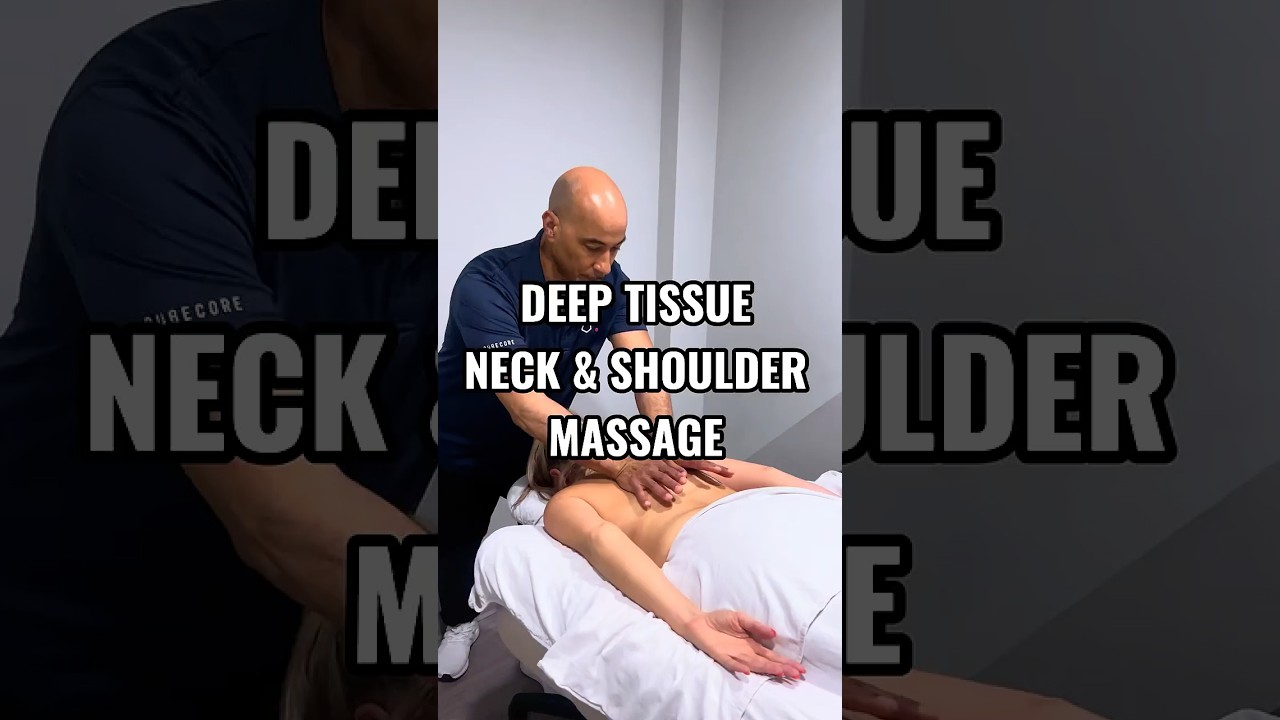 DEEP TISSUE NECK & SHOULDER MASSAGE 💆&zwj;♂️💪👀