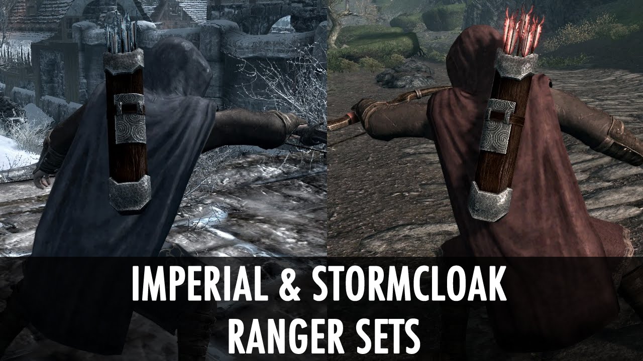 Skyrim Mod Spotlight: Imperial & Stormcloak Ranger Armours