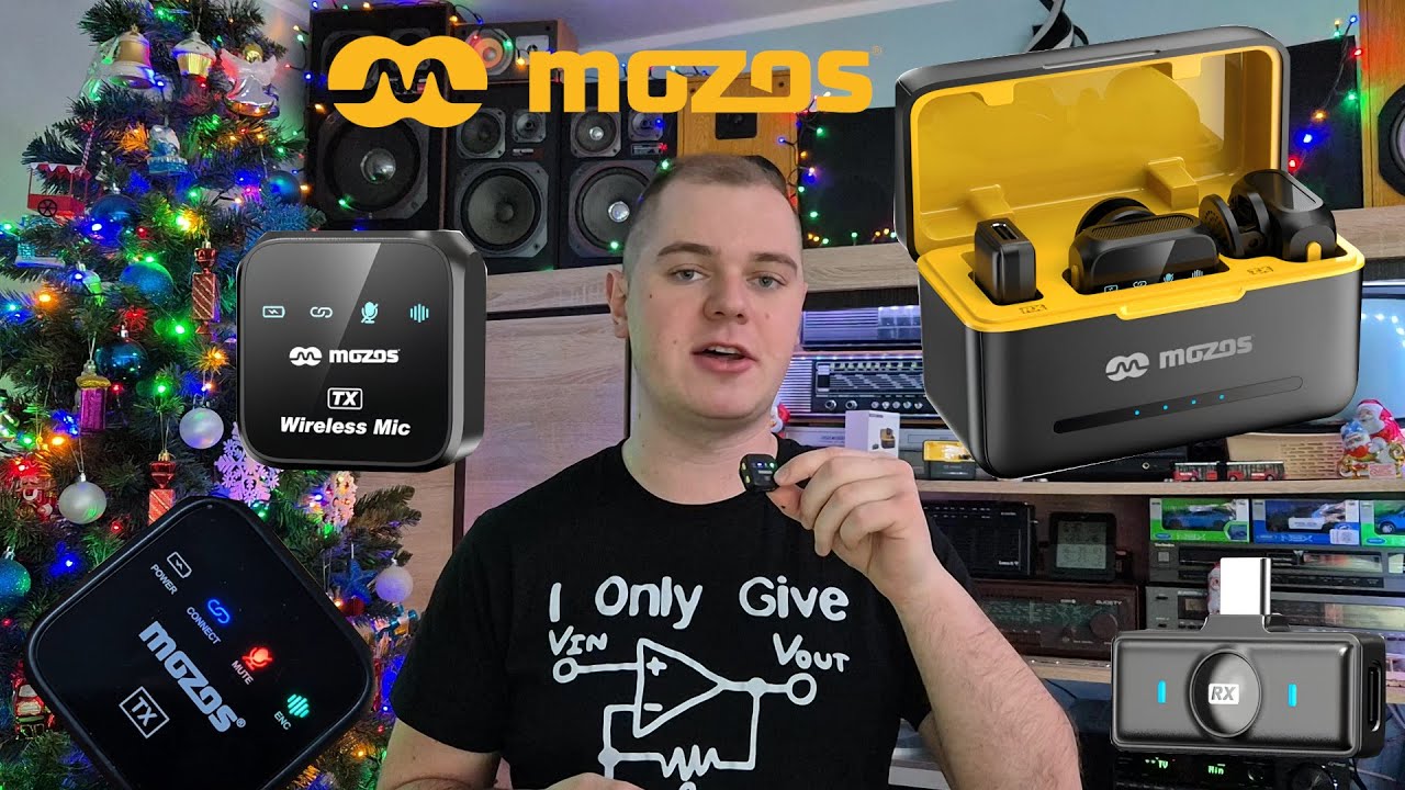 Mikrofony Mozos MX3-DUAL - może i TANIO ale za to ŚREDNIO? bezprzewodowe TX RX BT 5.3 USB C unboxing