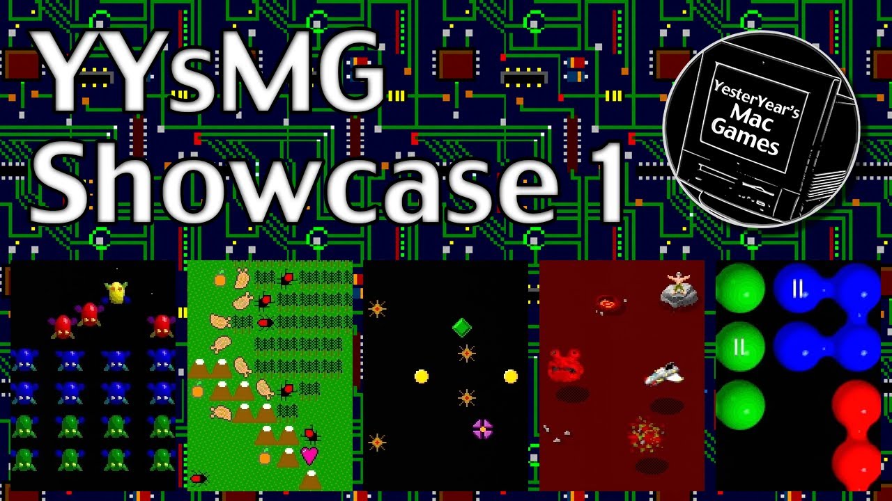 Five Macintosh Games from 1995: Swoop, Blobs, Vivarium, Quickslip and Netherworld. YYsMG Showcase