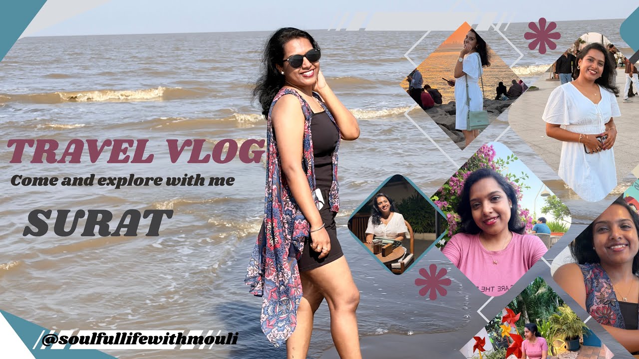 Exploring Surat Like a Local 🌊☕🍽️ | Beaches, Caf&eacute;s & Hidden Gems | Surat Travel Vlog 