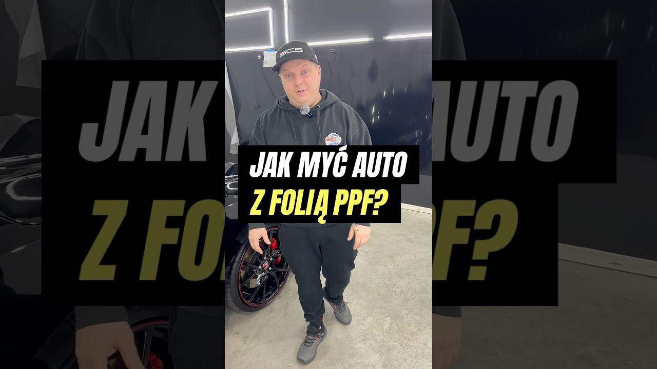 Odpowiadamy jak myć auto z folią ppf 👆🏻🚗#dbamoauto